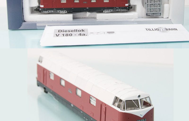 Tillig 02673 TT Diesellokomotive BR 118 Sparlack vierachsig der DR Epoche IV