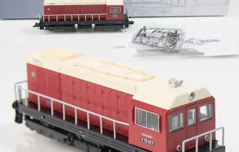 Tillig 04623 TT Diesellokomotive V 75 017 der DR Epoche III